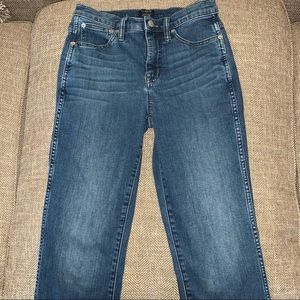 EUC J Crew High Rise Vintage Straight Jean Size 25